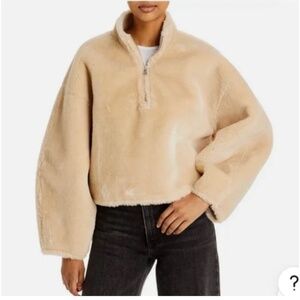 Jason Wu Faux Fur Zip Up Coat